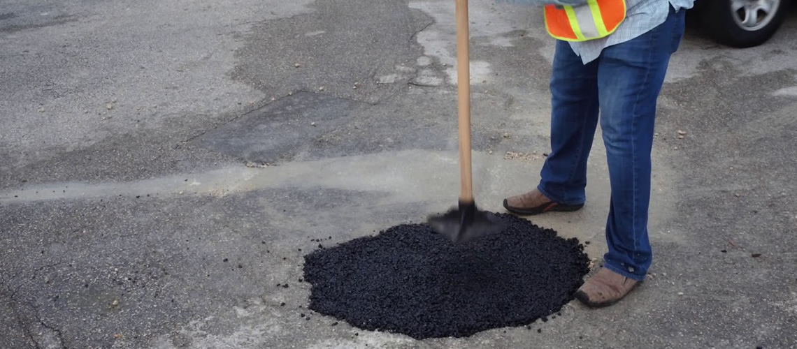 How Easy is a Pothole Repair With EZ Street?