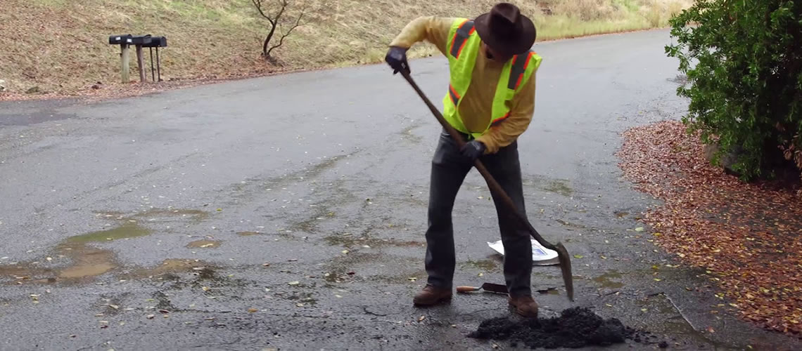 How To Repair A Pothole, Rain Or Shine, Without Fail